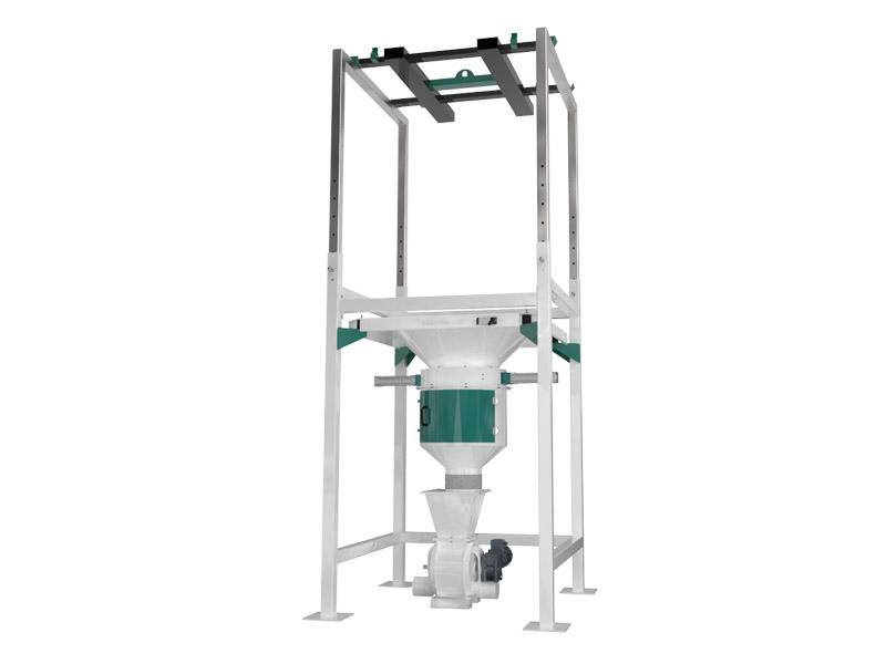 Bulk Bag Dischargher With Hoist Attachment