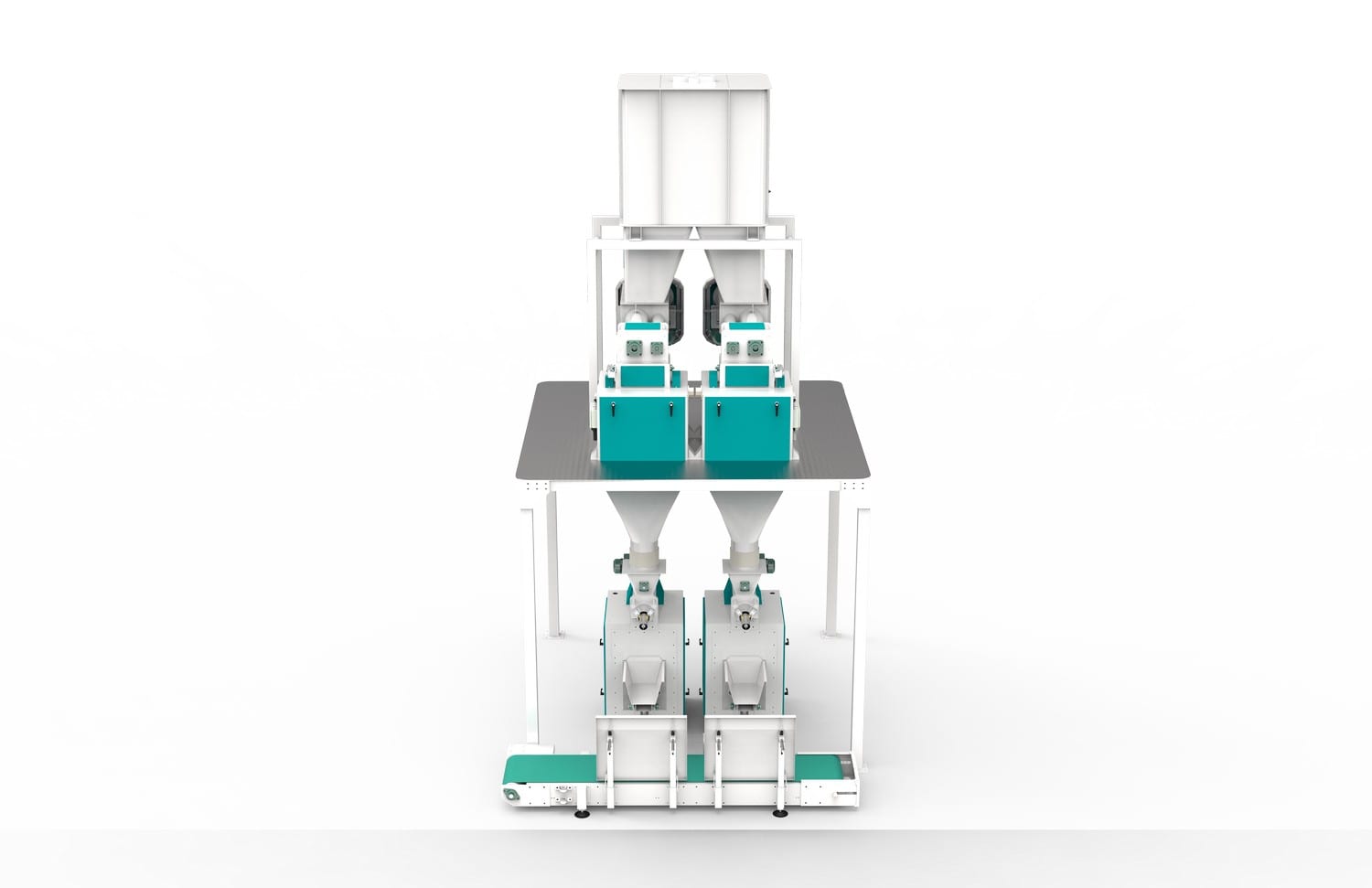 Çift Tartım Çift İstasyon 25/50 Kg Ventil Dolum Makinesi - Görsel 3