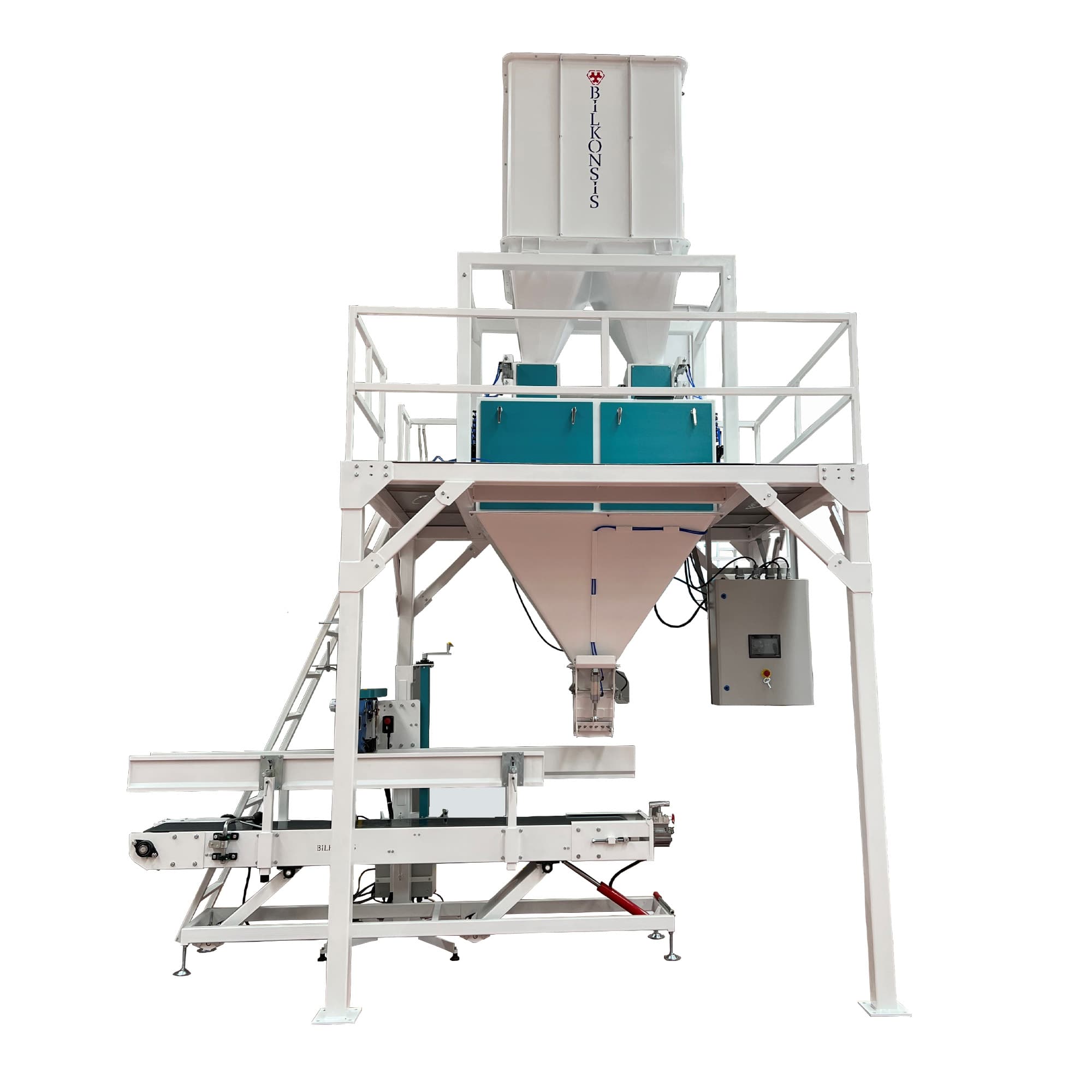 Çift Tartım Tek İstasyon 25/50 Kg Bakliyat Paketleme Makinası - Görsel 2